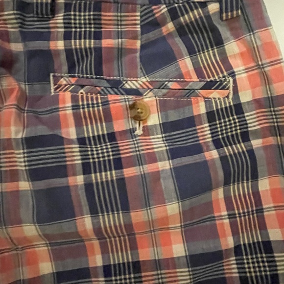 Men’s Pink And Blue Plaid Vineyard Vines Shorts Size 30 - Picture 8 of 8